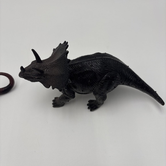 Vintage Dinosaur Figures Soft Hard Plastic Unbranded Lot Of 6 Velociraptor - Picture 7 of 16